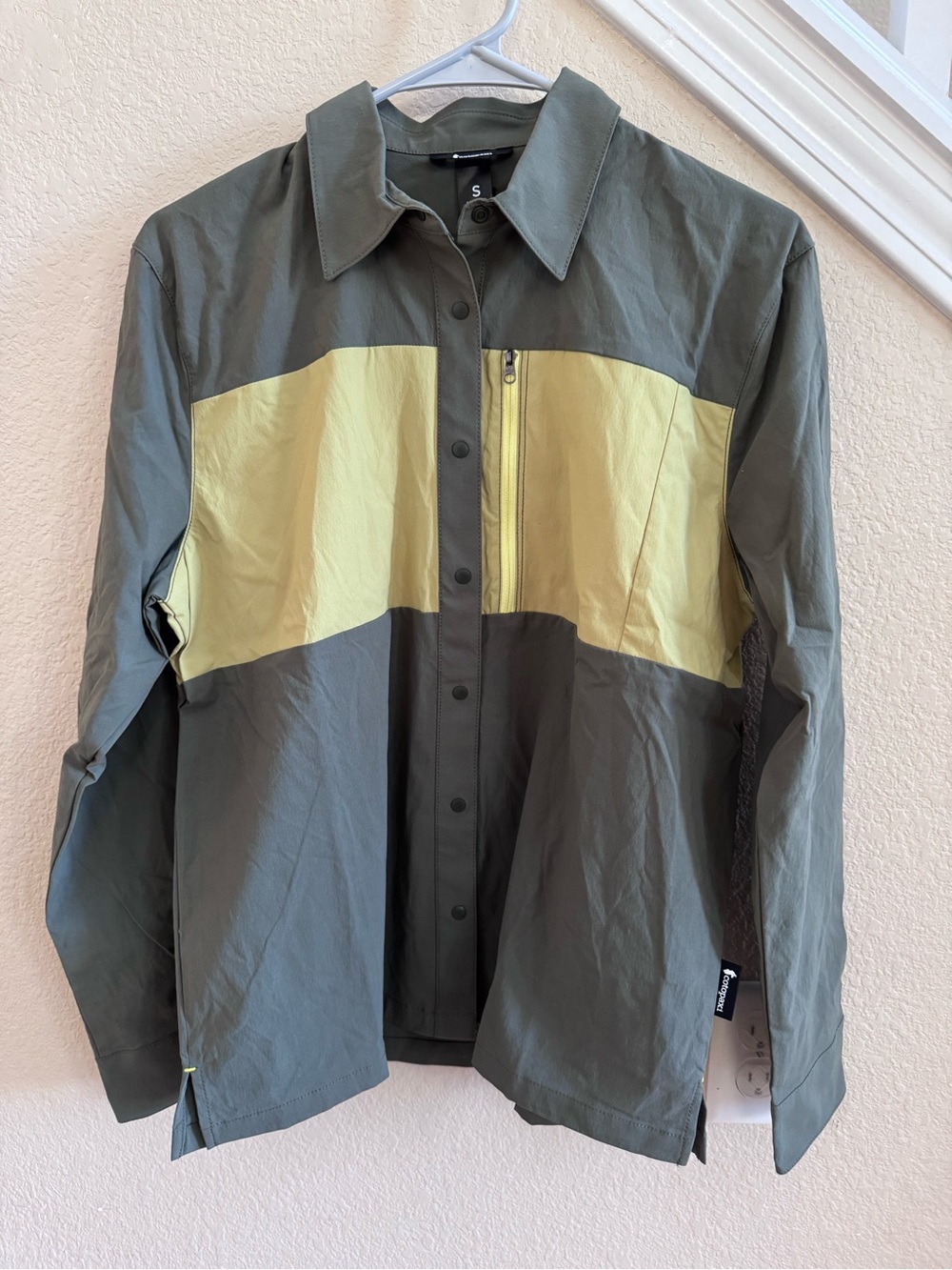 Cotopaxi Long-Sleeve Woven Sun Shirt SAMPLE, Women’s S, Fatigue